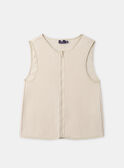 Imperméable 2 en 1 beige Fille  NINOLETTE / 25H2PFE2IMP801