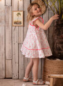 Robe blanche imprimé Palmier ZYPANETTE / 21E2PFU2ROB000