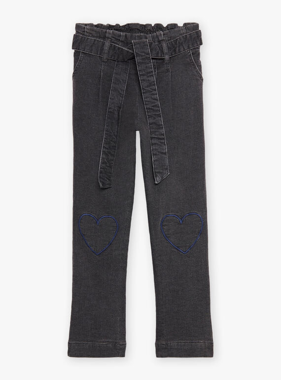 Jean gris à motifs coeurs DRIPAETTE / 22H2PFX1JEAK004