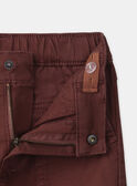 Pantalon Cargo Bordeau MAFINAGE / 25E3PG72PAN501
