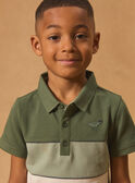 Polo Colorblock Vert MIPOLAGE / 25E3PG91POL604