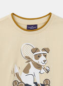 Tee Shirt Manches Courtes Jaune KOBALLAGE / 24E3PGD3TMCB103