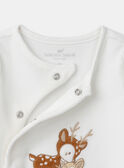 Dors-bien en velours milleraies NOUGAT / 25H0NM21GRE001