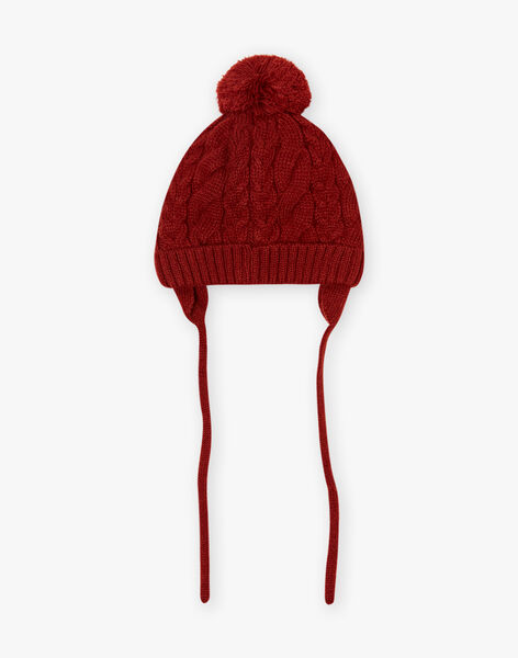Bonnet En Maille Tressee A Pompon Bebe Garcon Bonnet Echarpe Et Gant Bebe Sergentmajor