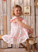 Robe blanche imprimé Palmier ZYPANETTE / 21E2PFU2ROB000