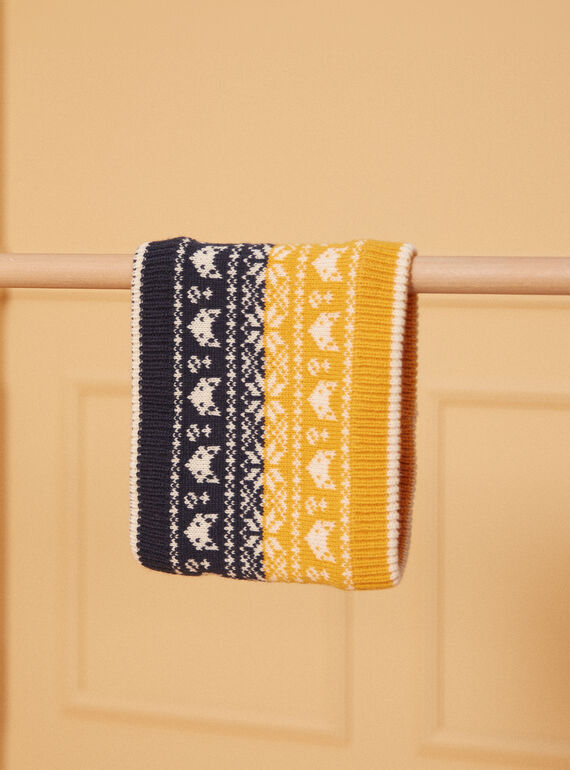 Snood jacquard tricolore LISBOAGE / 24H4PG72SNO070