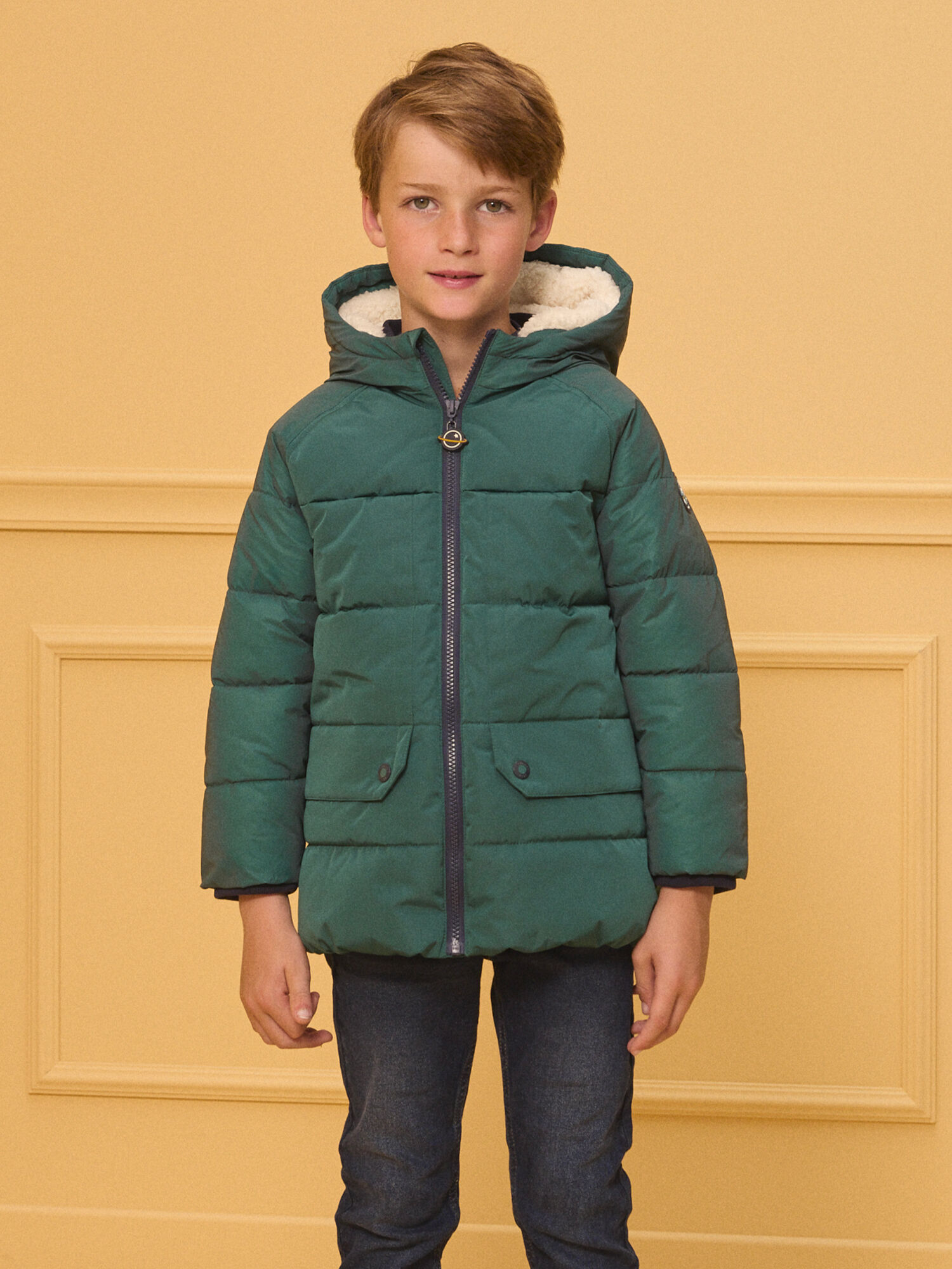 Parka longue garcon online