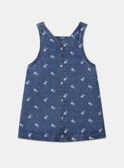 Chasuble en denim floral MABERTILLE / 25E1BF71CHSK005