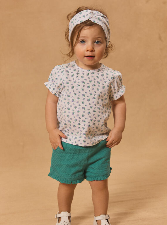 Ensemble tshirt imprimé fleuri, short et bandeau MAPAULA / 25E1BFO1ENS001