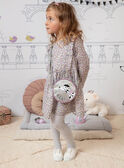 Sac rond bandoulière argenté motif dalmatien enfant fille BEBAGETTE / 21H4PF21BES956