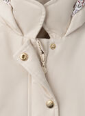 Imperméable 2 en 1 beige Fille  NINOLETTE / 25H2PFE2IMP801