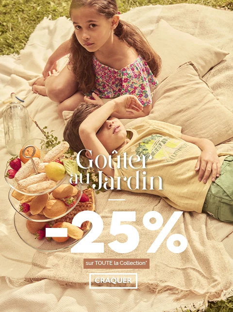 Sergent Major : -25% sur toute la collection gouter au jardin